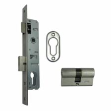 ALLUMINIUM LOCK BODY 20 MM MEGGO WITHOUT CYLINDER – for sale