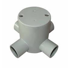 PVC JUNCTION BOX 4 WAY 20MM DD- A. S. Electrical-(1000366)
