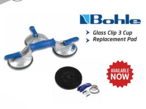 Bohle glass clip 3 cup & Replacement Pad
