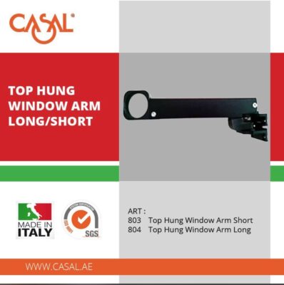 TOP HUNG WINDOW ARM LONG/ SHORT