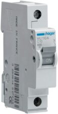 HAGER Miniature circuit breaker 10A 10KA SP MCB NC110A