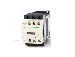 Schneider Contactor, 12A, 3P, 600V, Coil: 24VDC LC1D12BD