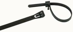 200MMX2.5MM CABLE TIE BLACK -YORK