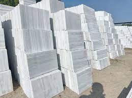 White Indian Marble Cutsize Tiles, For Flooring, Thickness: 16 Mm