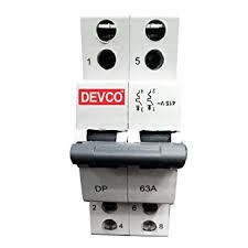 DEVCO Four Pole Mcb Changeover Switch 40A