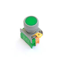 Auspicious Latching Type Illuminated Push Button Switch, GPFL-LXB, Flat Head, 220V, 22MM, Green