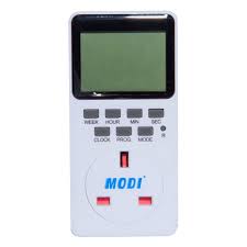 Modi Digital Weekly Plug In Timer, MD-HWA2002, 240V, White