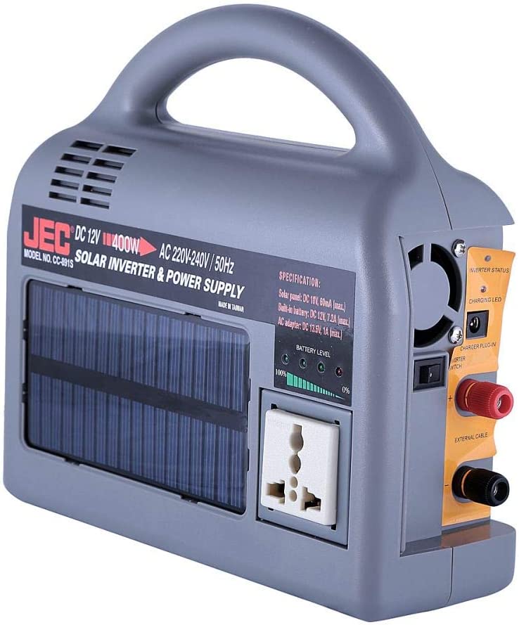 Jec Solar Inverter And Power Supply, CC-891S, 400W, 12VDC