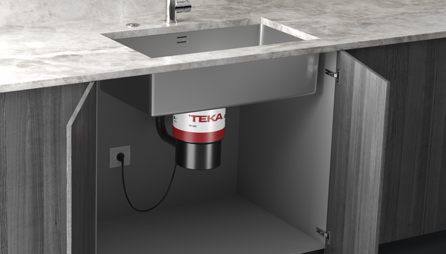 Teka Waste Grinder, TR-550, Stainless Steel, 380W