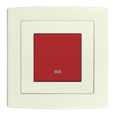 ABB DP Switch With LED, AC177-82, Concept BS, 250V, 45A, Ivory White