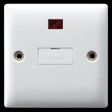 RR Fused and DP Switch Spur Unit with Neon Flex Outlet, W4008, 13A