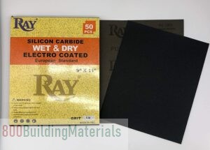 Ray Brand sands paper 50 PCS authorized by Double apple – Silicon carbide high quality