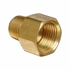 Hexagonal Brass Oxygen Regulator Nut For Industrial Size 5/8 inch