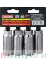 Craftsman Silver Spark Plug Socket Set 4Pcs 9.5mm