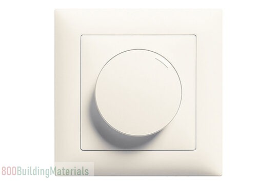 Recessed electronic dimmer rotary 20-300 W / 20-300 VA