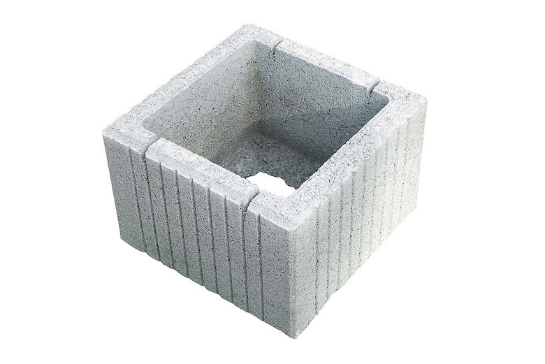 Wall element 30x30x20 cm gray