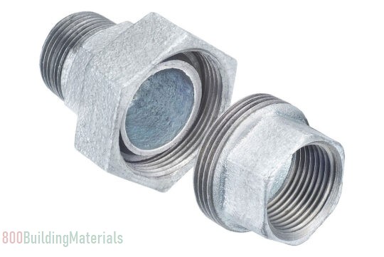 Galvanized screw connection I/E 3/4 conical joint