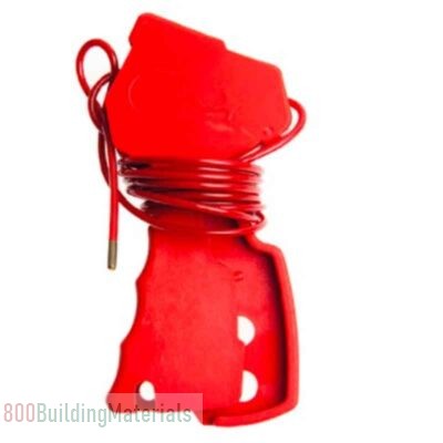 Loto Steel Red Cable Lockouts 3.5mm