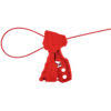 Loto Steel Red Cable Lockouts 3.5mm