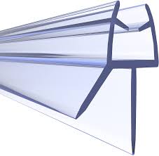 Shower Door Seal Strip for 4-6mm Glass Transparent Shower Screen Seal