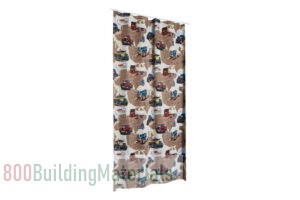 MOOD Ready-to-hang blackout curtain Teen Truck Multicolor