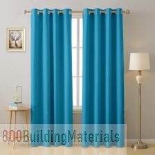 Cloth Fusion Thermal Insulated Heavy Polyester Solid Curtains