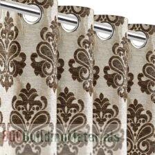 Saral Home Medallion Chenille & Polyester Yarn Blackout Curtains