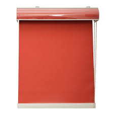 Habaq Blackout Roller Blind with Chain DPW000354491 Red