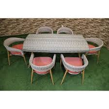 CFC Rattan Outdoor Wicker Garden Table Set – 1726C-1726DT