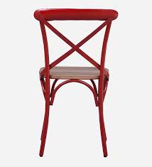 Jilphar Laminated Wooden Seat Chair – JP1043B- Grey & Pink