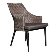 Al Mosada Single Rattan Chair with Foam- Grey-SR016