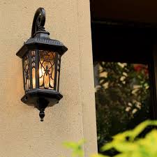 Target Brass Outdoor Wall Lamp- Coffee Antique- ZT-UPBK-NO8S