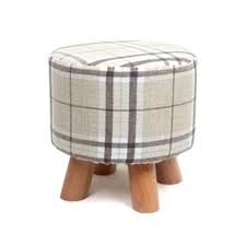 Albawadi Modern Wooden Stool Chair, Multicolour- MC20