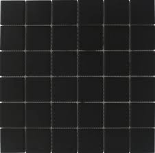 MOSCYCLE Ceramic Swimming Pool Tiles Mosaic -2Sqm- Black- 650770
