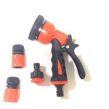 Hylan Garden Hose Nozzle Spray Gun – Orange & Black-huiyang111