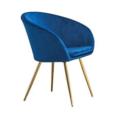XITONG Velvet and Metal Leg Visitors Chair- Big – Blue – XTB2-BY-BIG-8