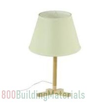 OME Wooden Table Lamp – Creamy White- MT 8088