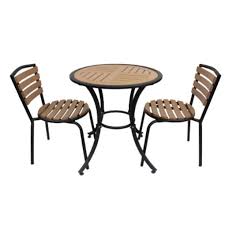 Jilphar Round Shaped Outdoor Table and Chair Set- jp 1073