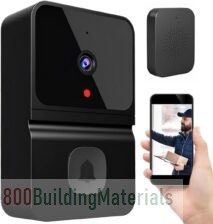 Smart Wireless Video Doorbell, 2.4GHz XVersion WiFi Doorbell Security Camera