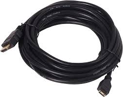 Zipcom Male to Male HDMI Cable- Black- 10m
