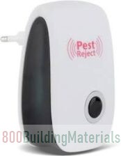 Electronic Ultrasonic Magnetic Anti Pest Reject Repeller – White