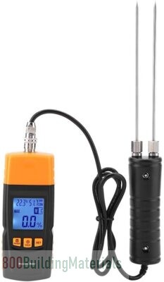 Wood Moisture Meter,GM620 Digital Adjustable Moisture Detector Moisture Tester with LCD