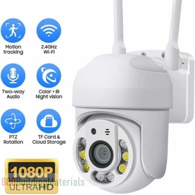 Doeek Tuya Smart Camera HD 1080P Outdoor/Indoor Wireless WiFi Outdoor Camera Home Security System