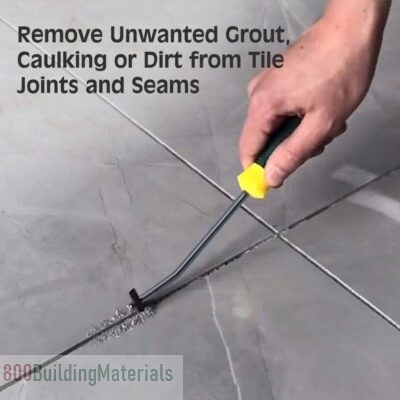 MAKINGTEC Caulking Removal Tool Detachable Tungsten Steel Blades Tile Joints Seams Scraper