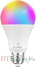 UanTii 15W E27 LED RGB WiFi Lamp RGBCW 100-240V