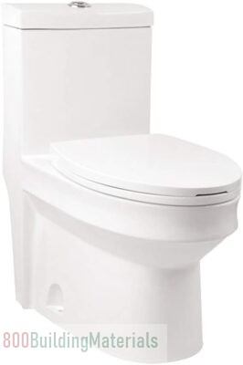 Danube Home Milano WC, White – L 665 x W 365 x H 765 mm