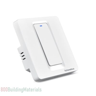 WiFi Smart Light Switch, Wireless Smart Wall Switch with Remote Control and Timer