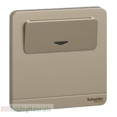 Schneider Electric AvatarOn, card switch, 16 A, 250 V, Wine Gold (Model Number-E8331EKT_WG)