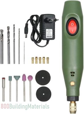 DC12V Multi-functional Mini Electric Grinder Set Electric Drill Grg Rotary Tool Kit for Milling Polishing Engraving
