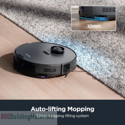 EUREKA Robotic Vacuum Cleaner E10s with Wiping Function 2-1, Bagless Dust Self-Empty